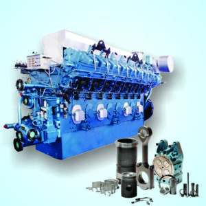 MAIN ENGINE & AUX. ENGINE AND SPARES